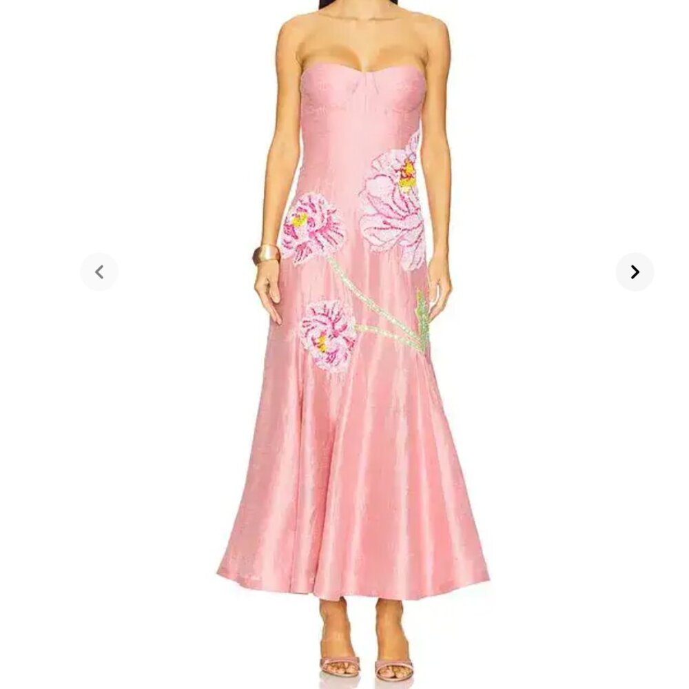 LA FUORI Peony Petaleeza Corset Gown